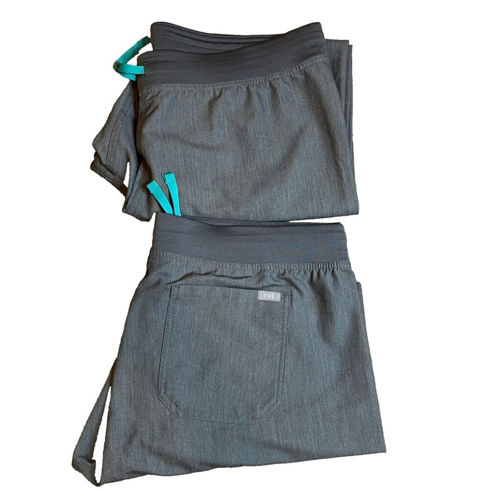 Figs Technical Collection Gray Pair of Pants Scrubs Nurse XL/P Medical Hospital